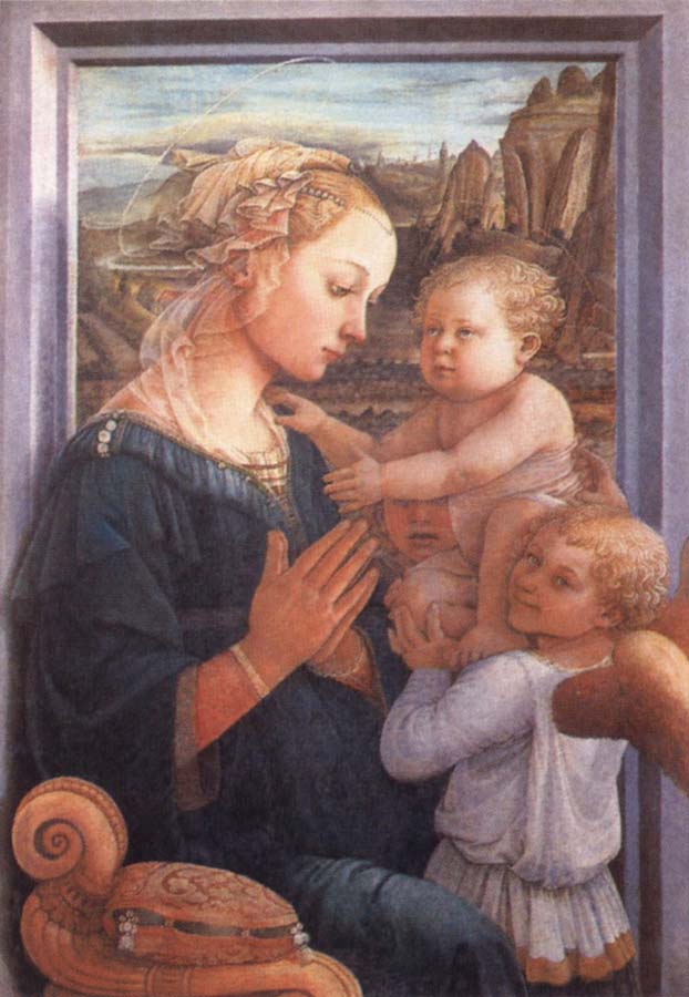 Madonna with the Child and Two Angels